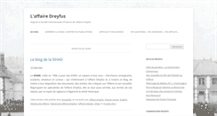 Desktop Screenshot of affaire-dreyfus.com